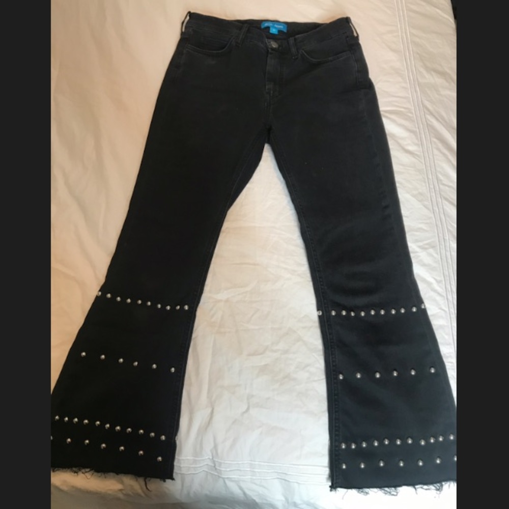 MIH Studded Flare Jeans